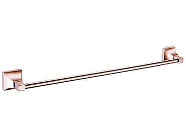 Chancery Single Towel Rail Rose Gold