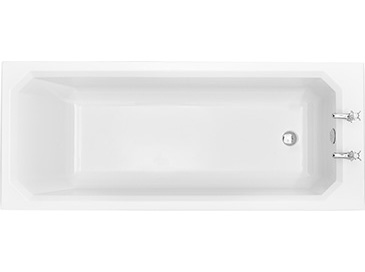 Granley Deco SE 1700x700 Fitted Acrylic Bath 2TH Solid Skin