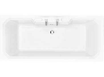 Granley DE 1800x800 Fitted Acrylic Bath 2TH Solid Skin