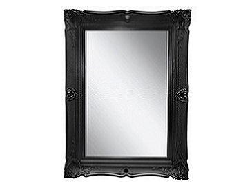 Upminster Mirror 120 cm x 91cm Stone Black