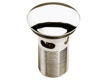 Push Button Basin Waste SLOTTED Vintage Gold