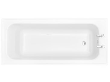 Victoria SE 1800x800 Fitted Acrylic Bath 2TH Solid Skin