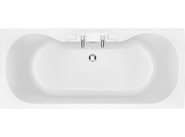 Rhyland DE 1700x750 Fitted Acrylic Bath 2TH Solid Skin