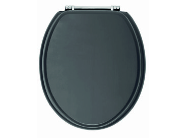 Toilet Seat Chrome Hinge Graphite