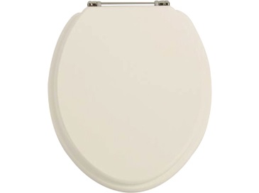 Toilet Seat Vintage Gold Hinge Oyster