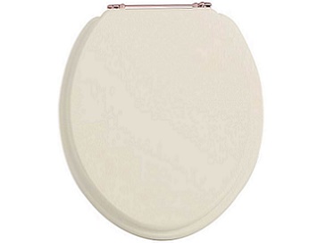Toilet Seat Rose Gold Hinge Oyster
