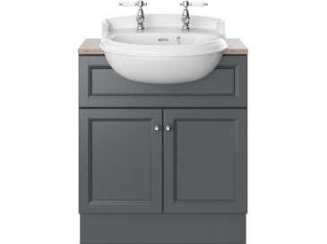 Caversham 700mm Vanity Unit Graphite