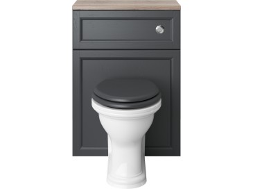 Caversham 600mm WC Unit Graphite