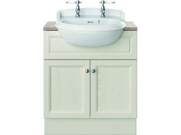 Caversham 700mm Vanity Unit Ivory Lace