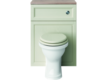 Caversham 600mm WC Unit Ivory Lace