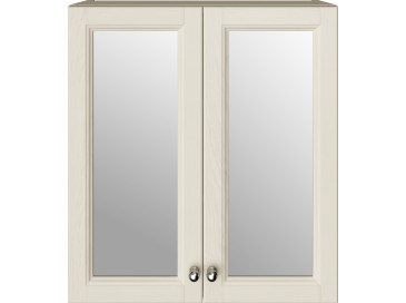 Caversham 600mm Mirrored Wall Unit Ivory Lace