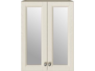 Caversham 500mm Mirrored Wall Unit Ivory Lace