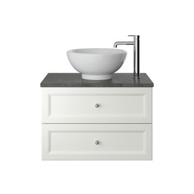 Caversham 700mm Wall Hung Two Drawer Vanity - Chantilly