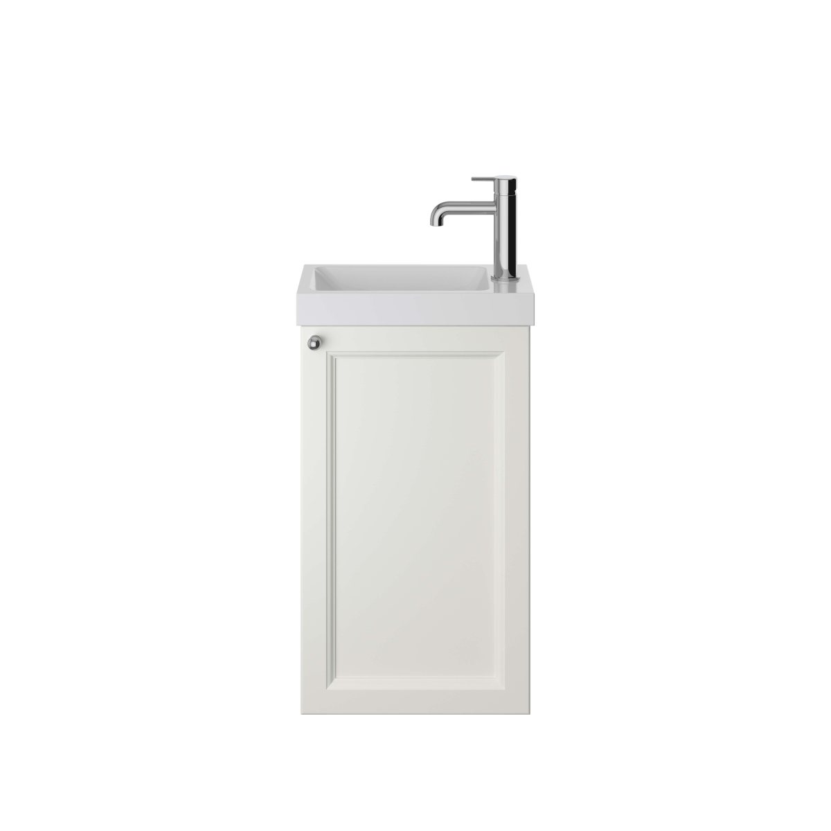 Caversham 400mm Wall Hung Cloakroom Unit - Chantilly