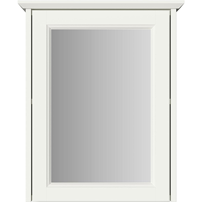 Caversham Single Door Mirror Wall Cabinet - Chantilly