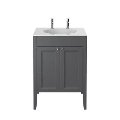 Caversham 400mm Freestanding Cloakroom Unit - Graphite