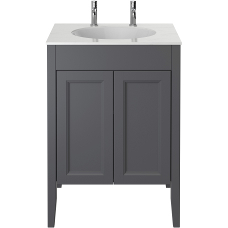 Caversham Freestanding Dorchester Vanity Unit - Graphite