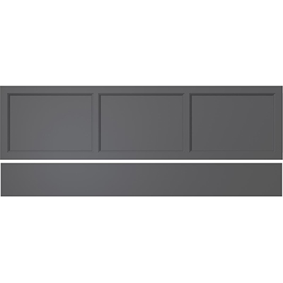 Caversham 1700mm Front Panel - Graphite