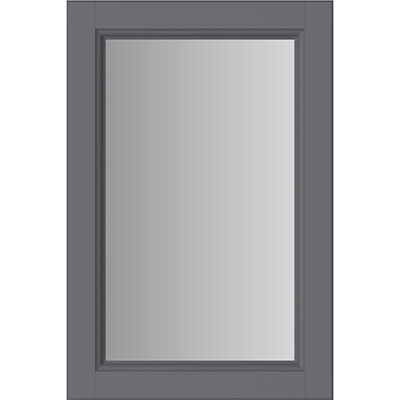 Caversham 400mm Framed Mirror - Graphite