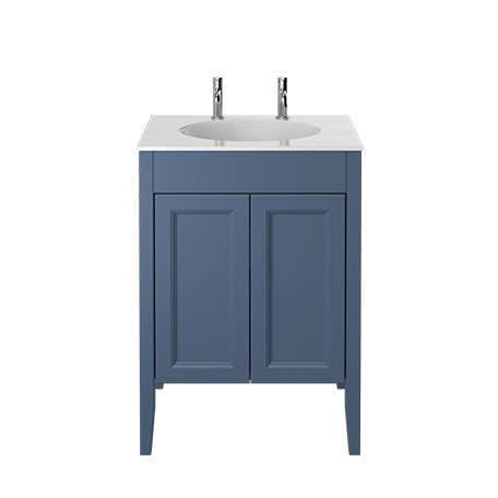 Caversham Freestanding Dorchester Vanity Unit - Maritime Blue