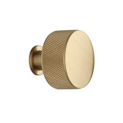 Round Knob 29mm Brushed Brass