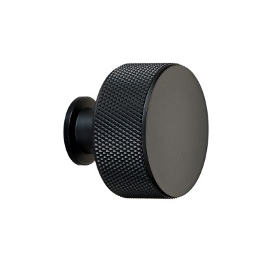 Round Knob 29mm Black