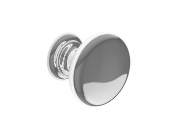 Round Knob 38mm Chrome