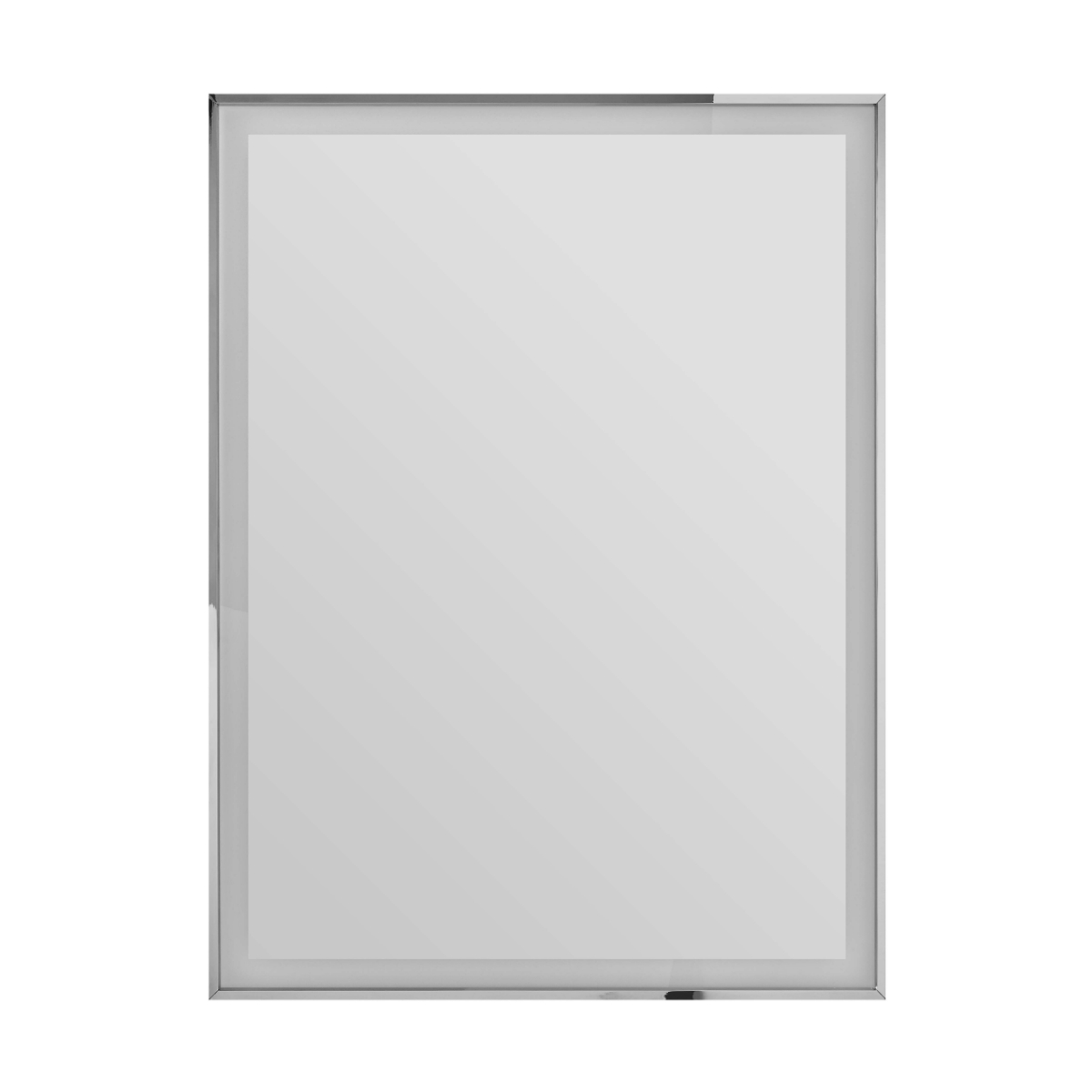 Kingston Illuminated Rectangle Mirror 60X80 Black