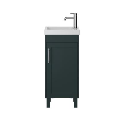 Lynton 400mm Cloakroom Unit Floorstanding - Classic Green