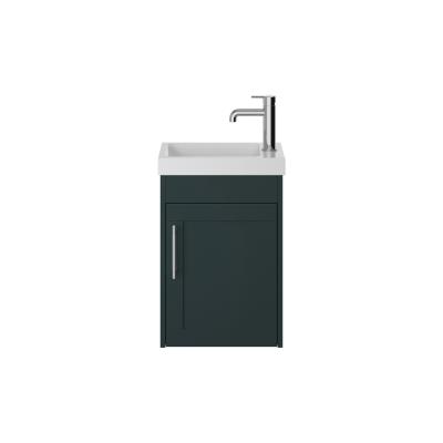 Lynton 400mm Cloakroom Unit Wall Hung - Classic Green