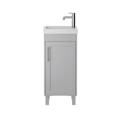 Lynton 400mm Cloakroom Unit Floorstanding - Dove Grey