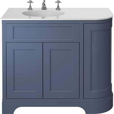 Wilton 1000mm Corner LH - Maritime Blue