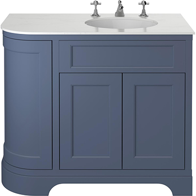 Wilton 1000mm Corner RH - Maritime Blue