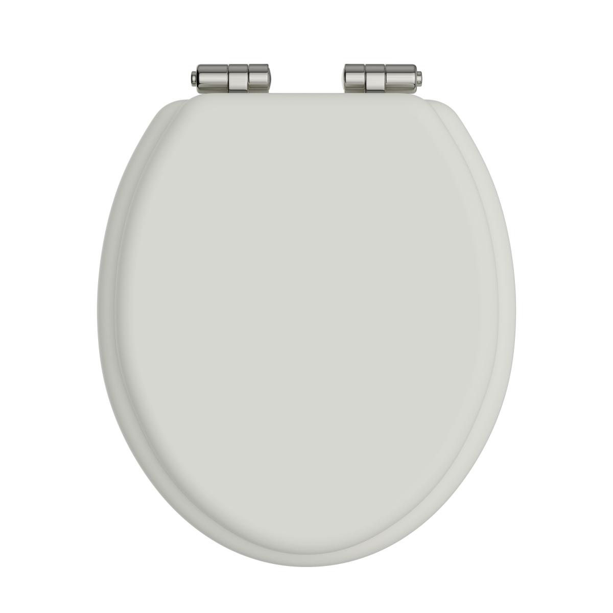Toilet Seat Soft Close Vintage Gold Hinges - Chantilly