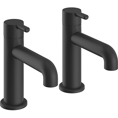 Dartmouth Basin Pillar Taps Matt Black