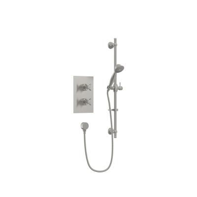 Dawlish Concealed Valve with Deluxe Flexible Kit Brushed Nickel