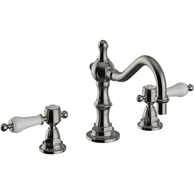 Glastonbury 3TH Swivel Spout BAS Brushed Nickel