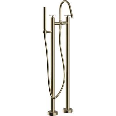 Salcombe Floor Standing BSM Brushed Brass