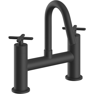 Salcombe Bath Filler Matt Black