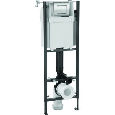 Front Acc Tall WH Frame (36cm) & Concealed Cistern