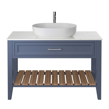 Broughton 1200mm single washstand Maritime Blue